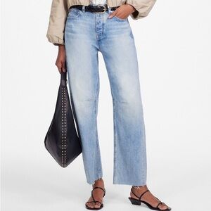 Madewell Darted Barrel-Leg Jean